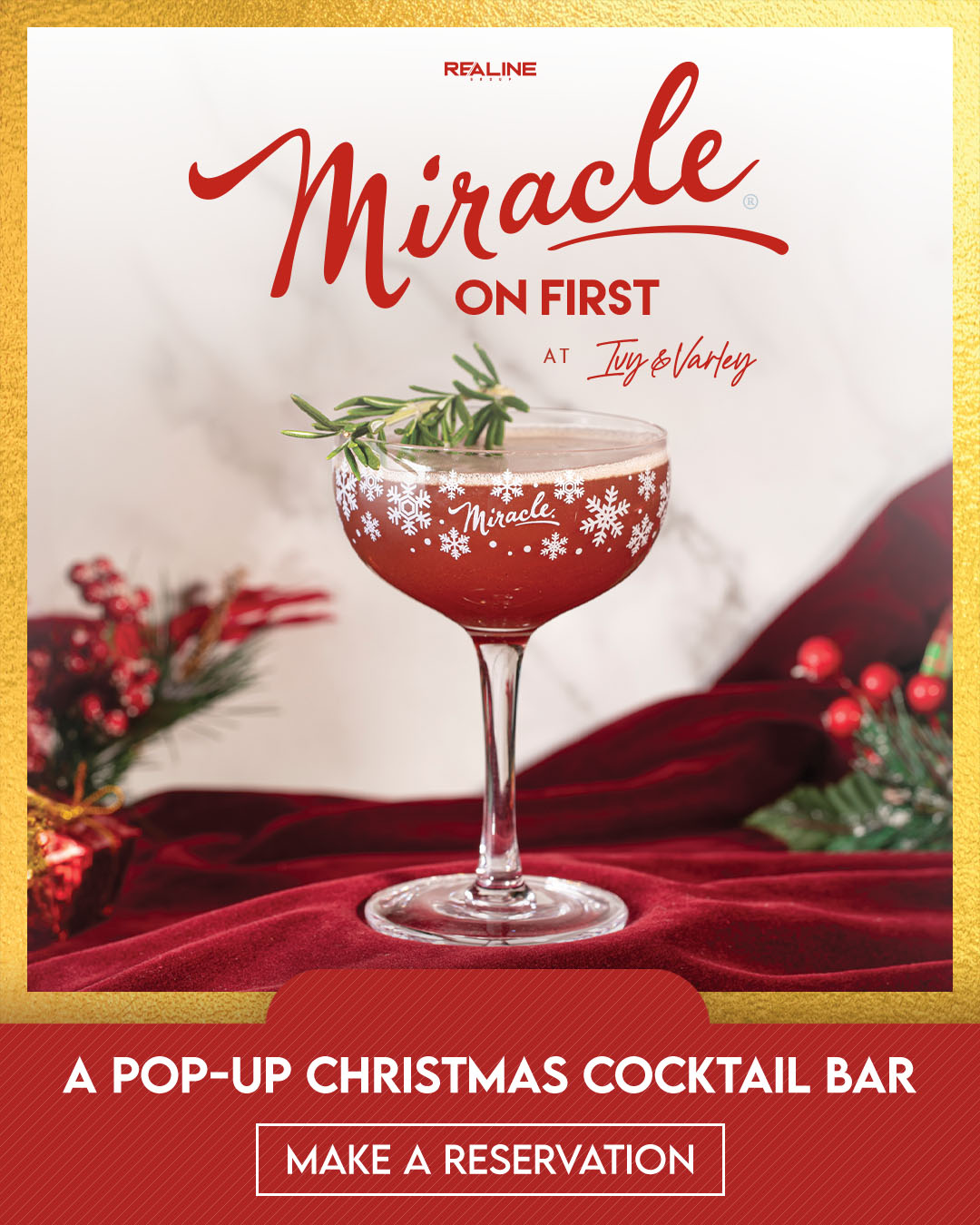 Miracle On First At Ivy & Varley - Book Your Table.